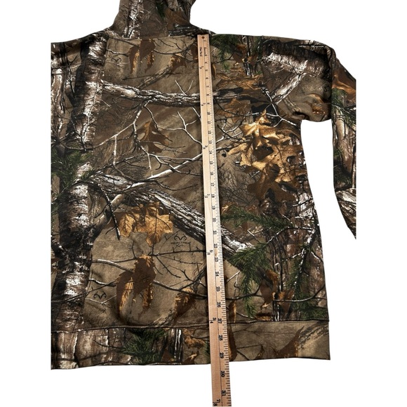 Bushmaster Camo Hoodie XL | Hunting Sweatshirt | Orange Logo | Cotton 80% Brown - Picture 3 of 10